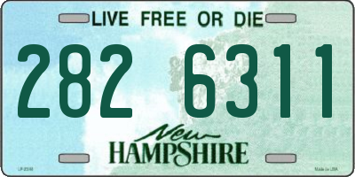 NH license plate 2826311