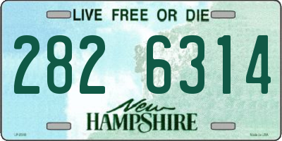 NH license plate 2826314