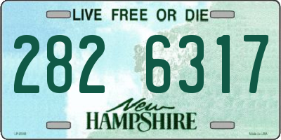 NH license plate 2826317