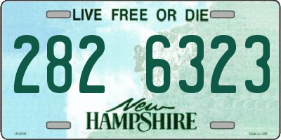 NH license plate 2826323