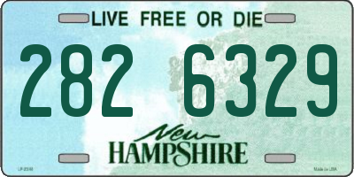 NH license plate 2826329