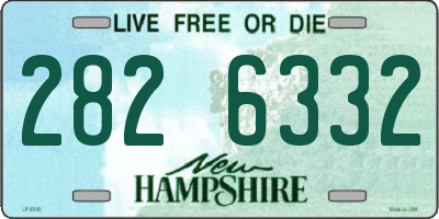 NH license plate 2826332