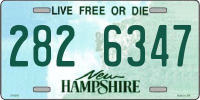 NH license plate 2826347