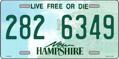 NH license plate 2826349