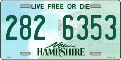 NH license plate 2826353