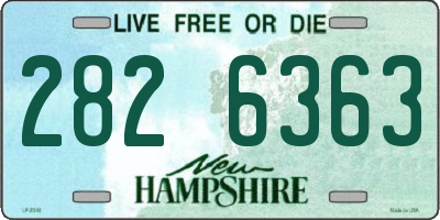 NH license plate 2826363