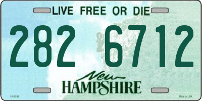 NH license plate 2826712