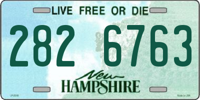 NH license plate 2826763