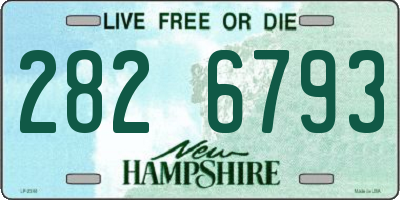 NH license plate 2826793