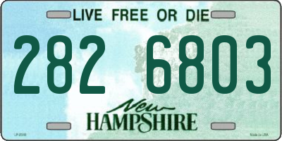 NH license plate 2826803