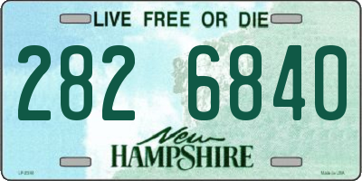 NH license plate 2826840