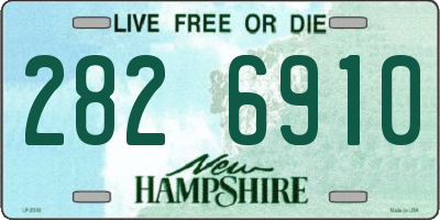 NH license plate 2826910