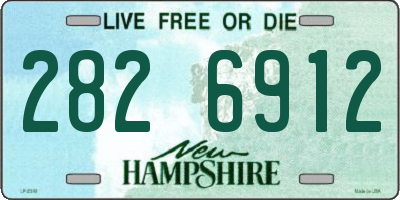 NH license plate 2826912