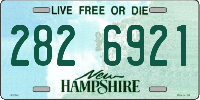 NH license plate 2826921
