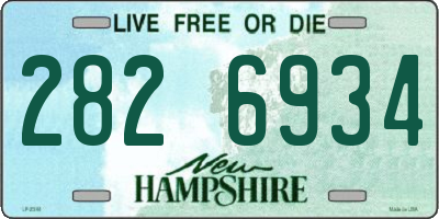 NH license plate 2826934