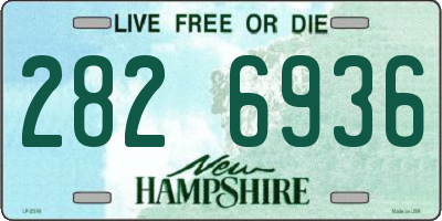 NH license plate 2826936
