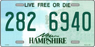 NH license plate 2826940