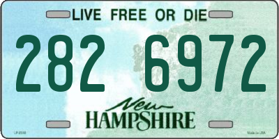 NH license plate 2826972
