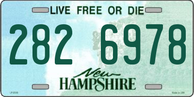 NH license plate 2826978