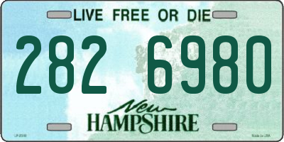 NH license plate 2826980