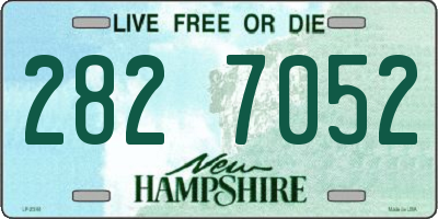 NH license plate 2827052