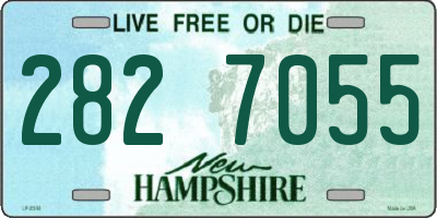 NH license plate 2827055
