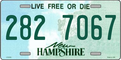 NH license plate 2827067