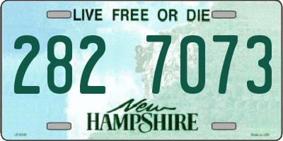 NH license plate 2827073