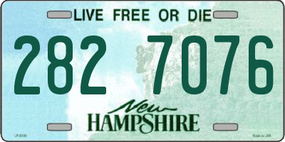 NH license plate 2827076