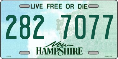NH license plate 2827077