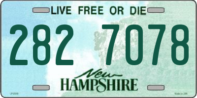 NH license plate 2827078