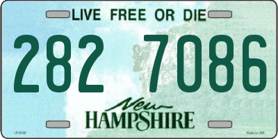 NH license plate 2827086