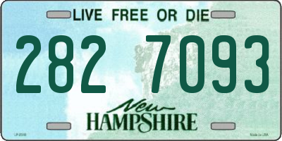 NH license plate 2827093
