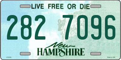 NH license plate 2827096