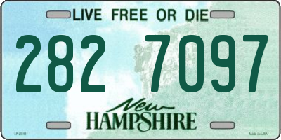 NH license plate 2827097
