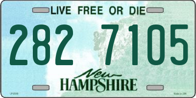 NH license plate 2827105