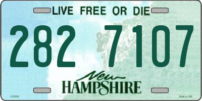 NH license plate 2827107
