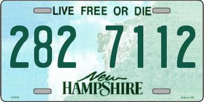 NH license plate 2827112