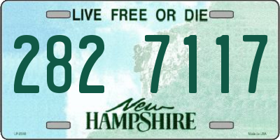 NH license plate 2827117