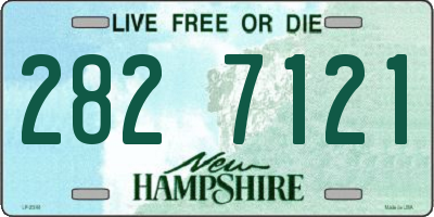 NH license plate 2827121