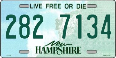 NH license plate 2827134