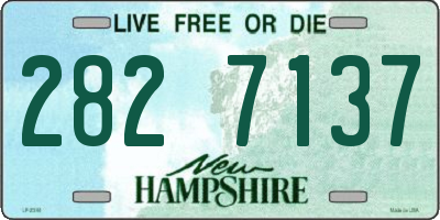 NH license plate 2827137