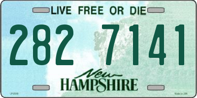 NH license plate 2827141