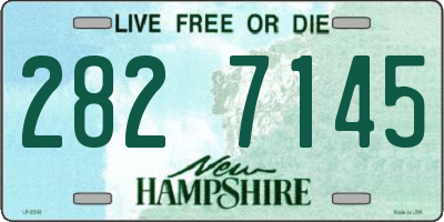 NH license plate 2827145