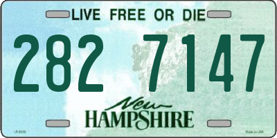 NH license plate 2827147