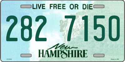 NH license plate 2827150