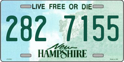 NH license plate 2827155