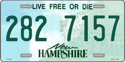 NH license plate 2827157