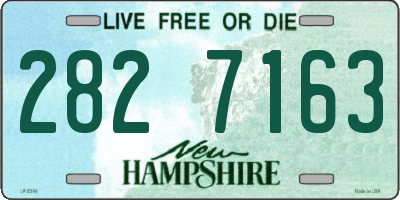NH license plate 2827163