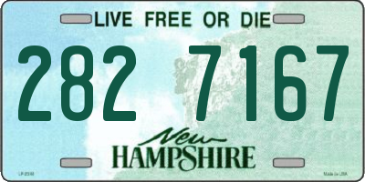 NH license plate 2827167